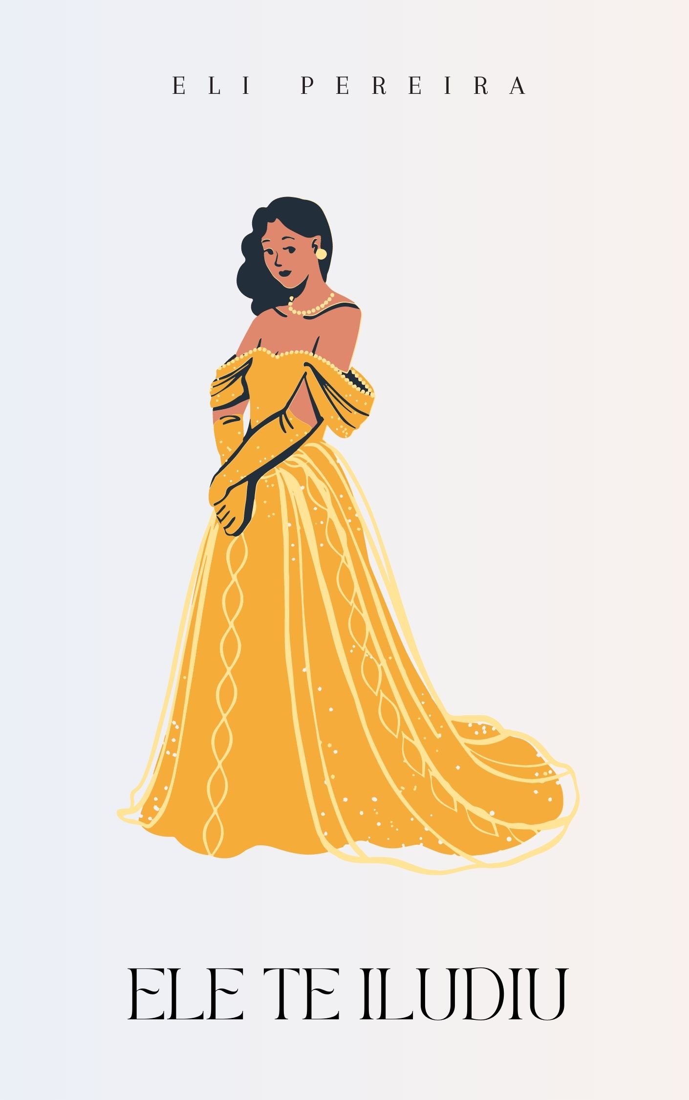 Imagem mostra uma princesa com um vestido amarelo e pele negra